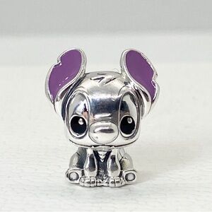 Pandora Silver and Purple Charm Bracelet